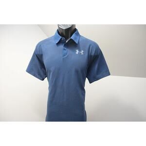 Under Armour Golf Polo HeatGear Loose Camo Athletic Golf Shirt Mens Size Large